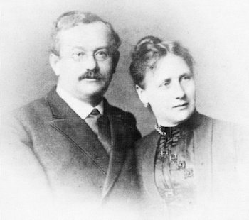 Dr. Max Pauly with his wife Klara, née Heffler